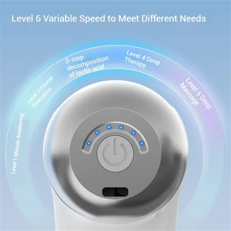স্মার্ট ট্রিপল-হেড রিচার্জেবল মাসাজার - Image 5